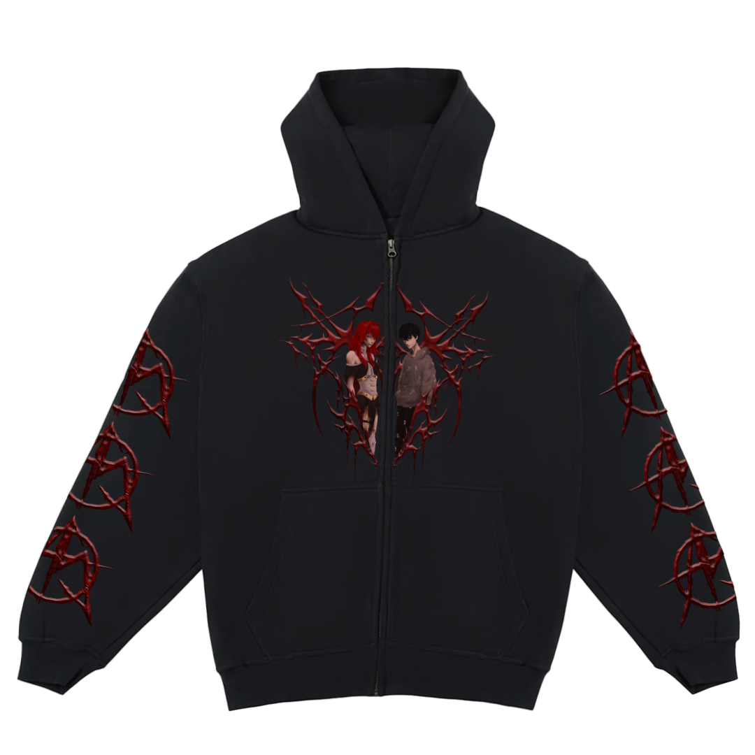 Asteria x kets4eki Zip-Up Hoodie