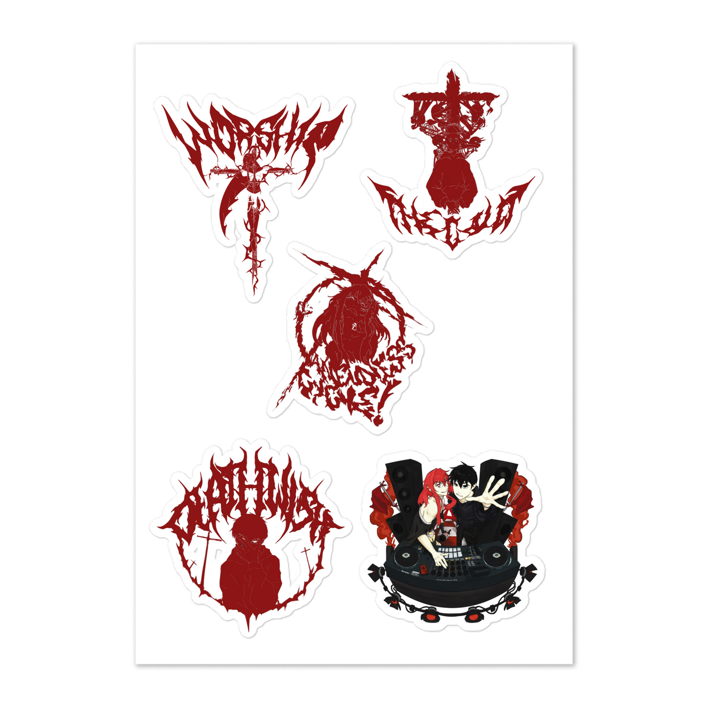 Anarchist Sanctuary Sticker Sheet